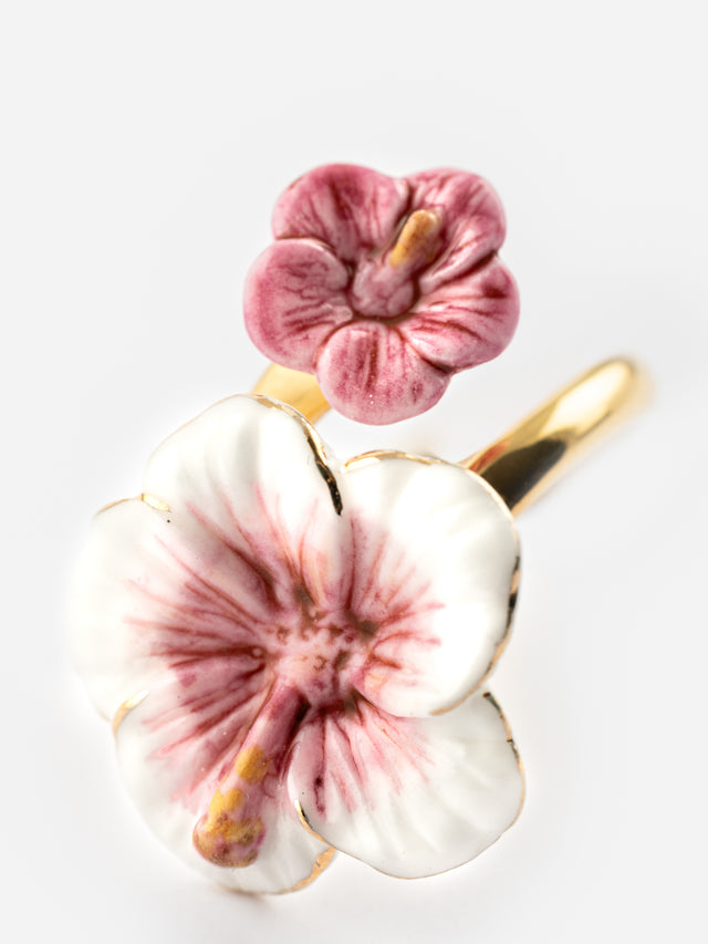 Nach Bijoux Bague FaceToFace Hibiscus