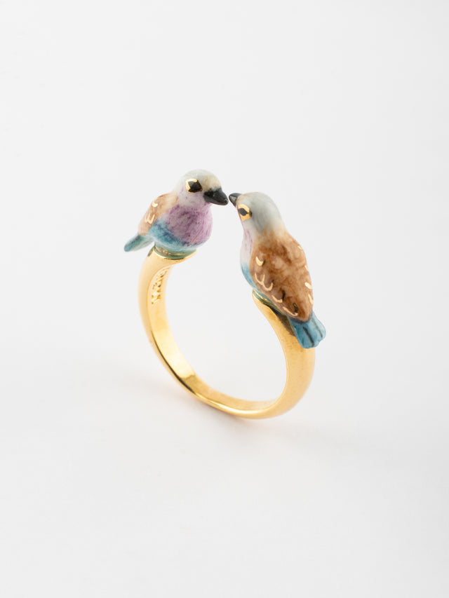 nach bijoux Bague FaceToFace oiseau Rollier