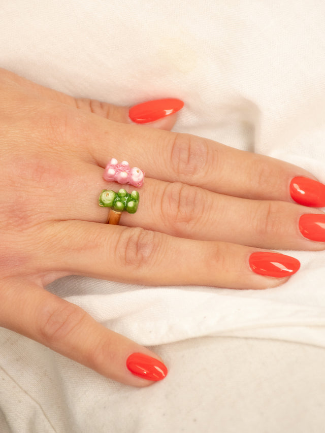 Nach Bijoux Bague FaceToFace Oursons