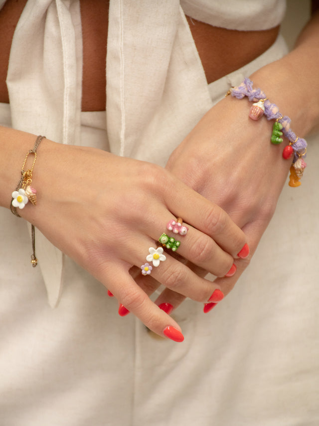 Nach Bijoux Bague FaceToFace Oursons