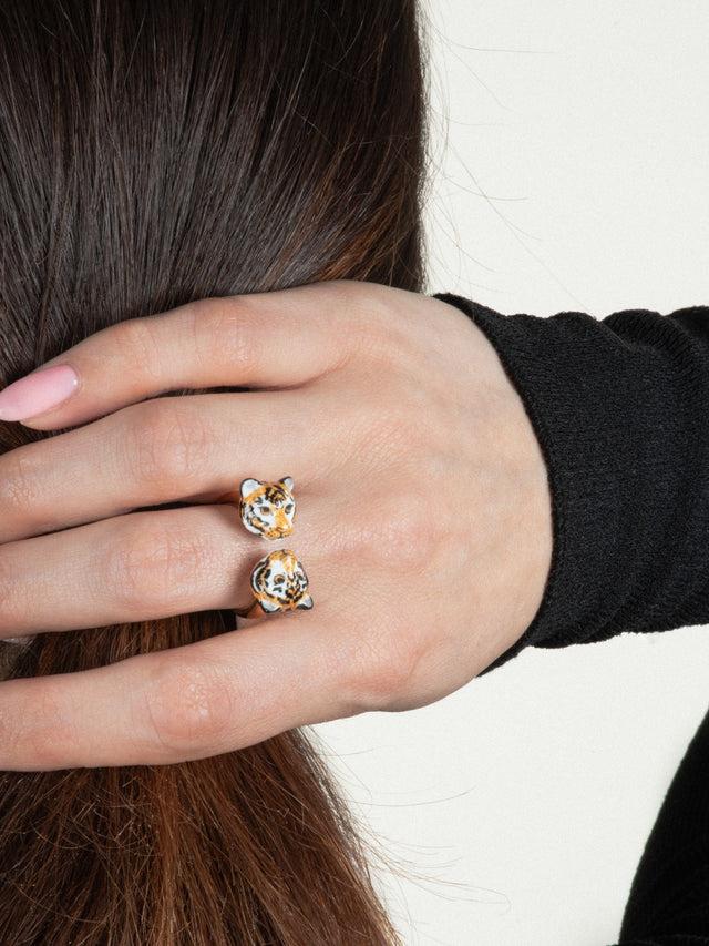 Nach Bijoux Bague FaceToFace Tigre