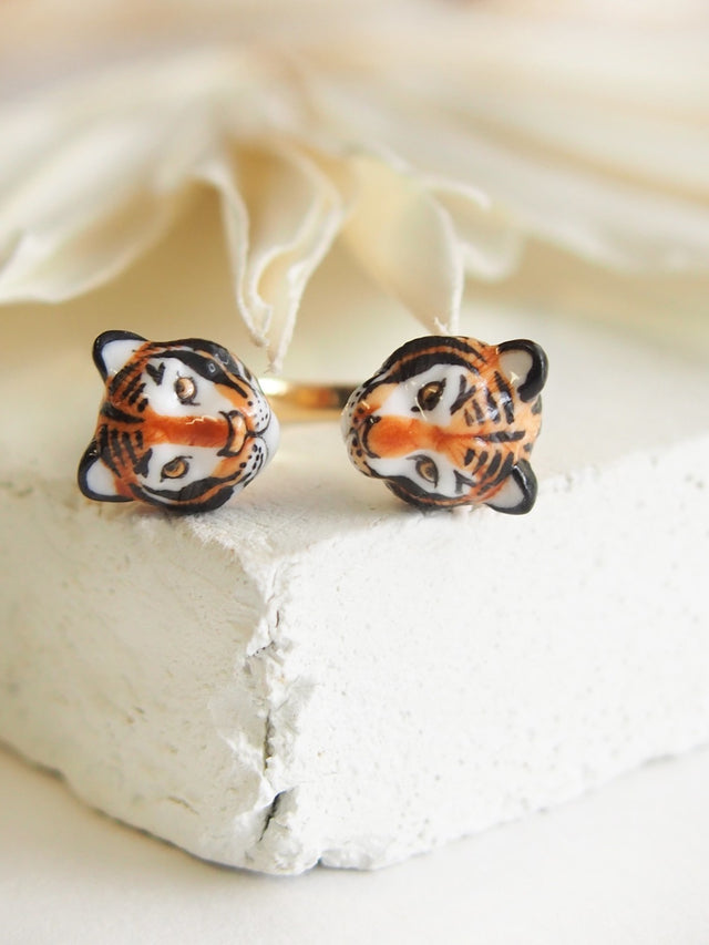 Nach Bijoux Bague FaceToFace Tigre