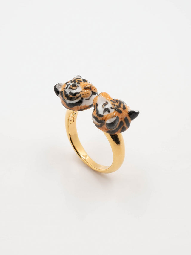 nach bijoux Bague FaceToFace tigre