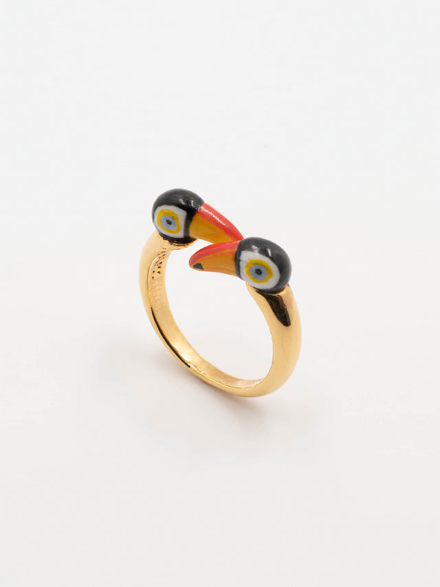 nach bijoux Bague FaceToFace toucan