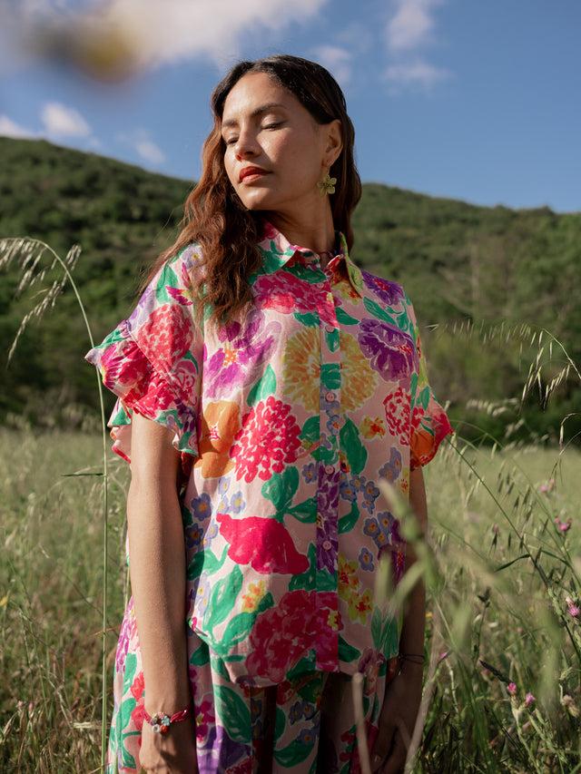 nach bijoux Blouse à volants - Audacieuse