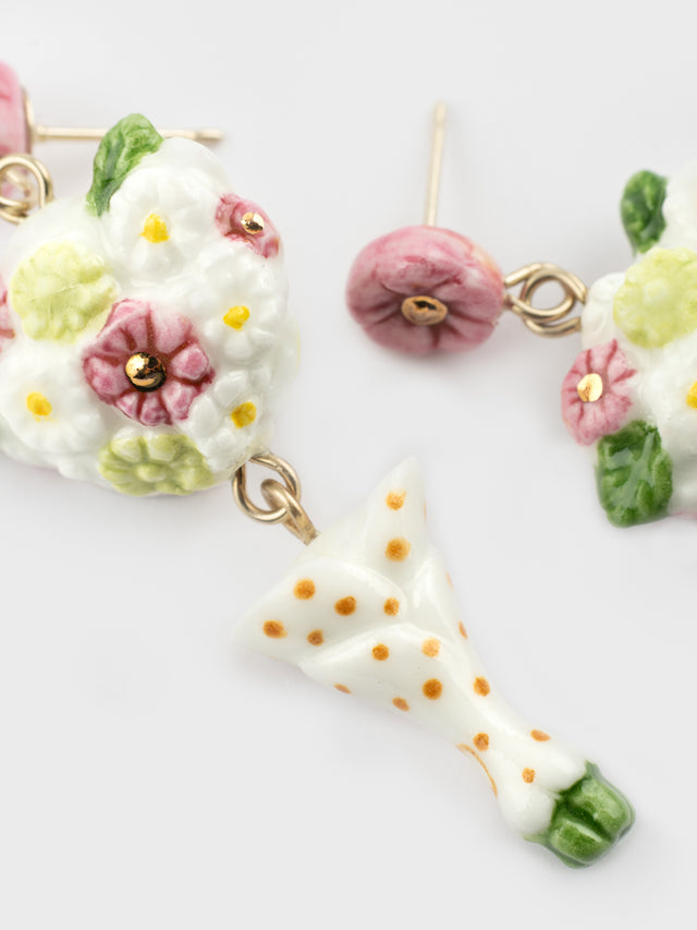 Nach Bijoux Boucles D'oreilles Bouquet De Fleurs