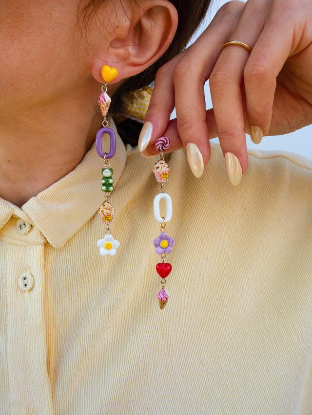 Nach Bijoux Boucles D'oreilles Pendantes Candy