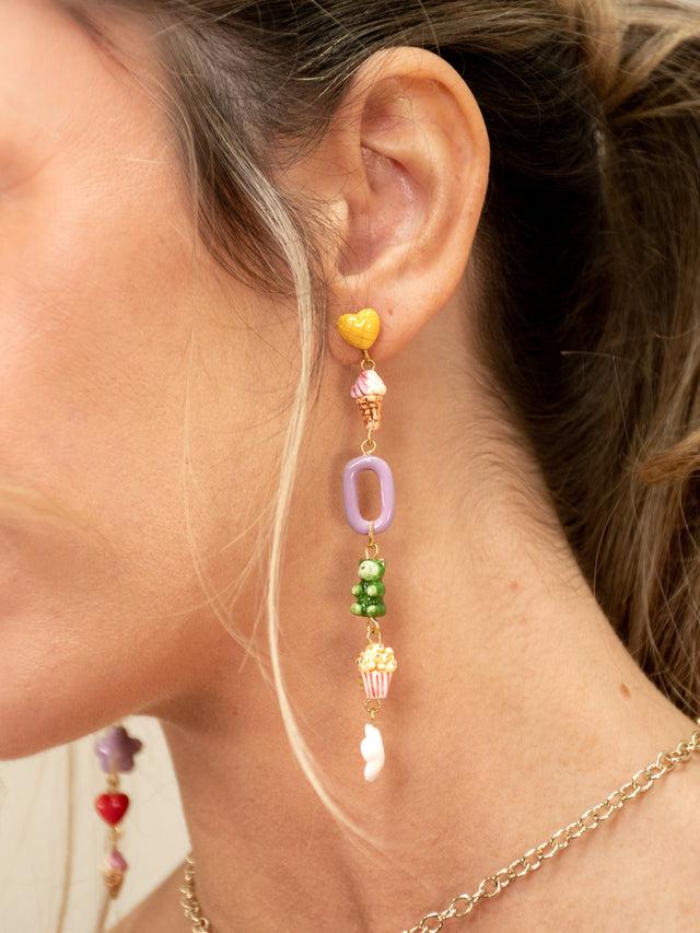 Nach Bijoux Boucles D'oreilles Pendantes Candy