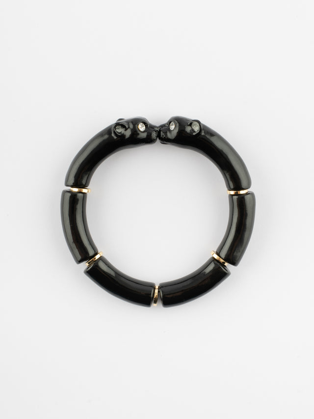 nach bijoux Bracelet bisou panthère noire