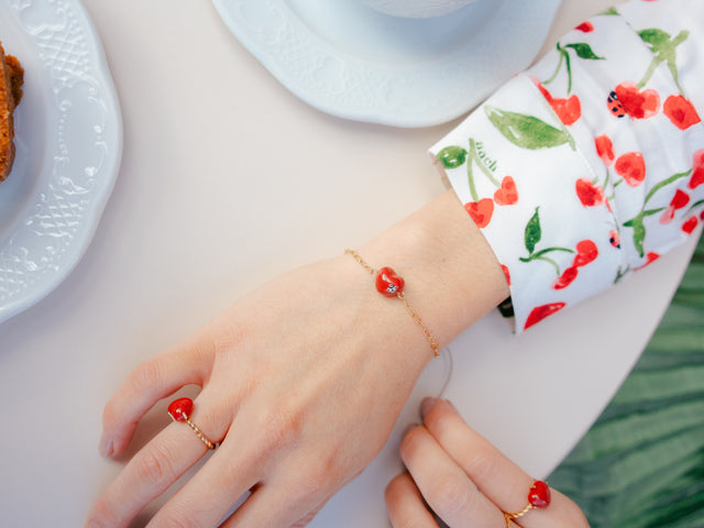 Nach Bijoux Bracelet Coeur - Chérie Cherry