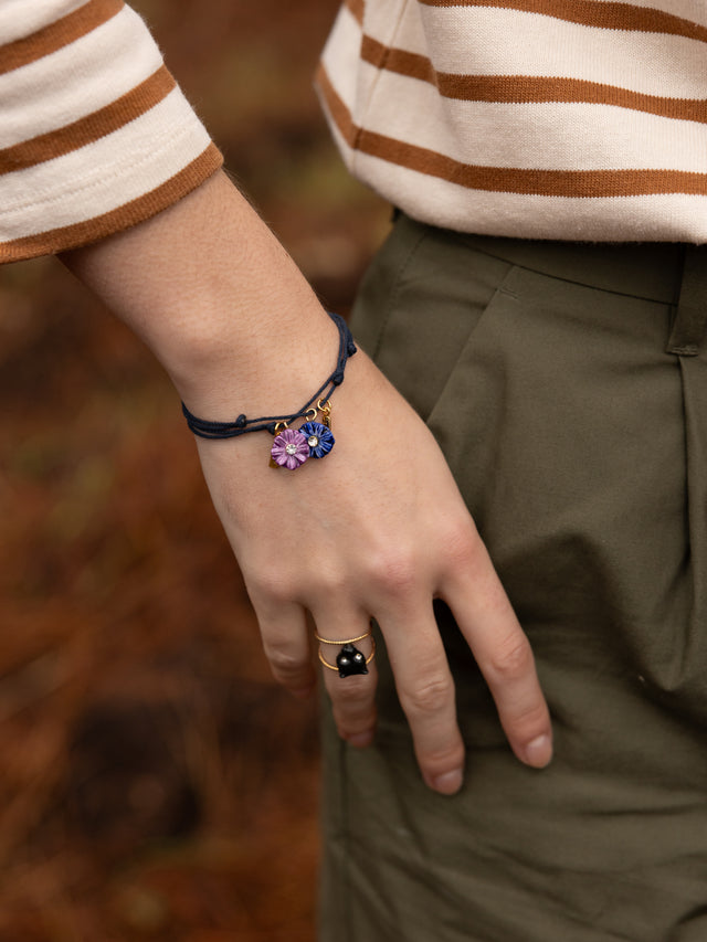 Nach Bijoux Bracelet Cordon Chardon Bleu