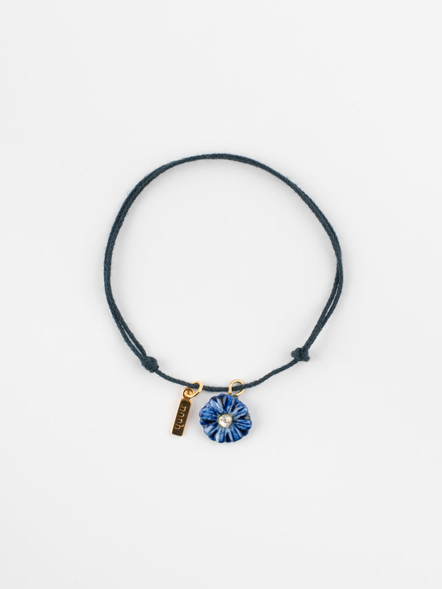 nach bijoux Bracelet cordon chardon bleu