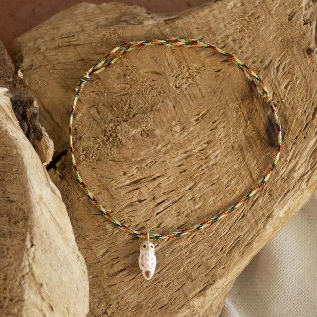 Nach Bijoux Bracelet Cordon Multicolore Chouette