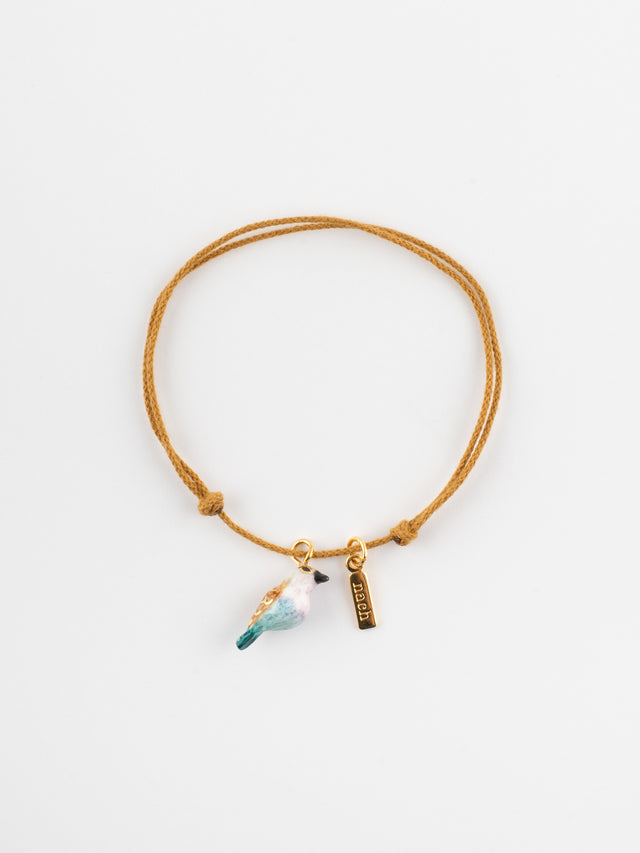 nach bijoux Bracelet cordon oiseau Rollier