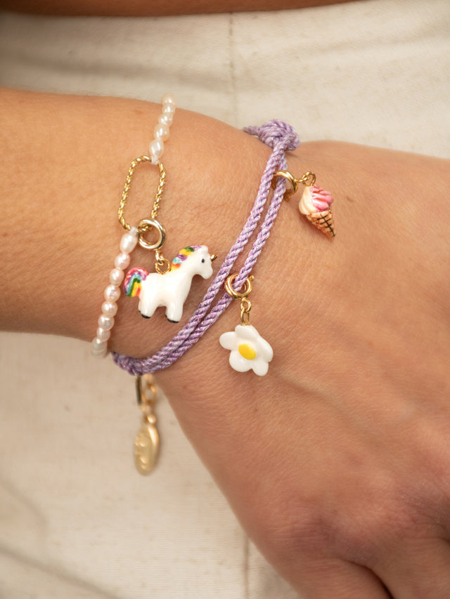 Nach Bijoux Bracelet Cordon Violet - Mix And Match