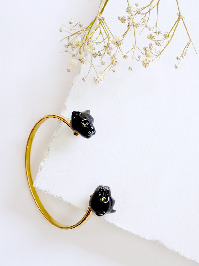 Nach Bijoux Bracelet FaceToFace Panthère Noire