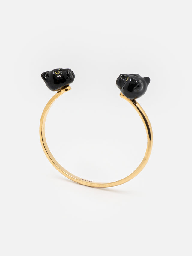 nach bijoux Bracelet FaceToFace panthère noire