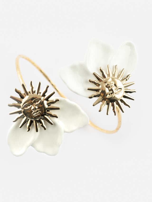 Nach Bijoux Bracelet Maxi FaceToFace Soleil Blanc