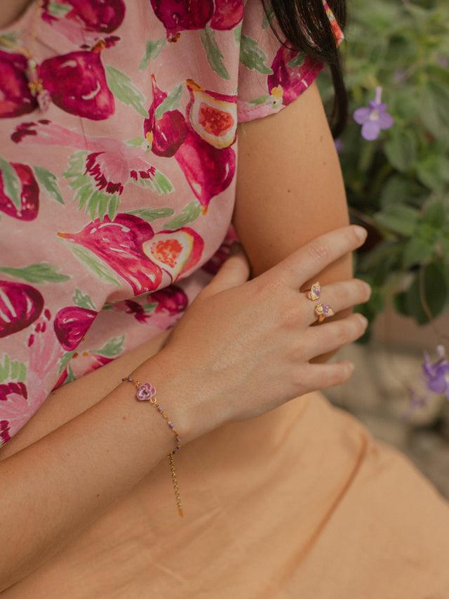 Nach Bijoux Bracelet Pensée