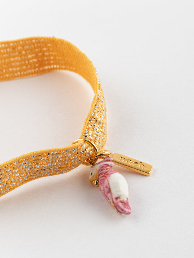 Nach Bijoux Bracelet Twistband Cacatoès Rose