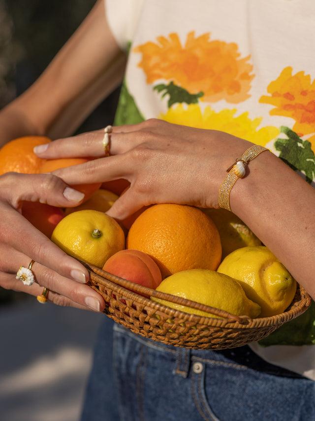 Nach Bijoux Bracelet Twistband Coquillage Nacré