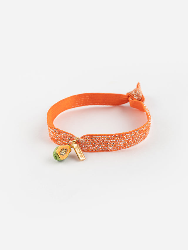 nach bijoux Bracelet twistband papaye