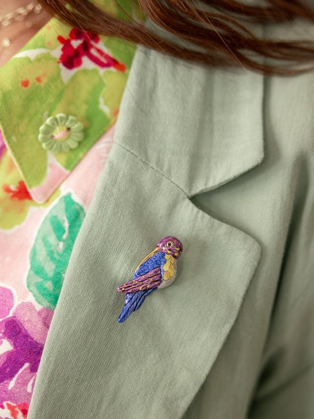 Nach Bijoux Broche Colibri D'Anna