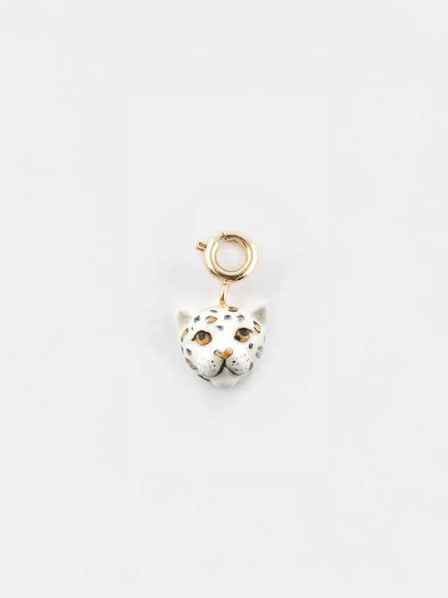 nach bijoux Charm's léopard blanc et doré