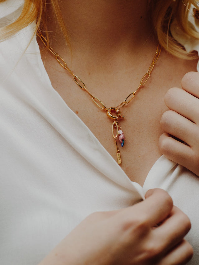 Nach Bijoux Charm's Perroquet Rose