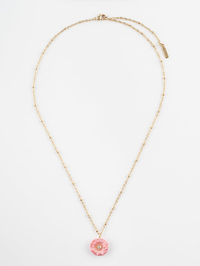 Nach Bijoux Collier Chardon Rose