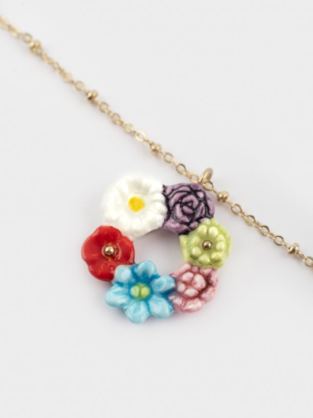 Nach Bijoux Collier Couronne De Fleurs