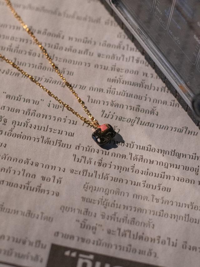 Nach Bijoux Collier éléphant D'Asie