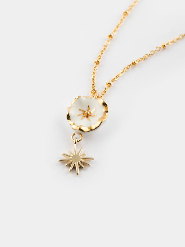 nach bijoux Collier fleur des neiges - Arctique