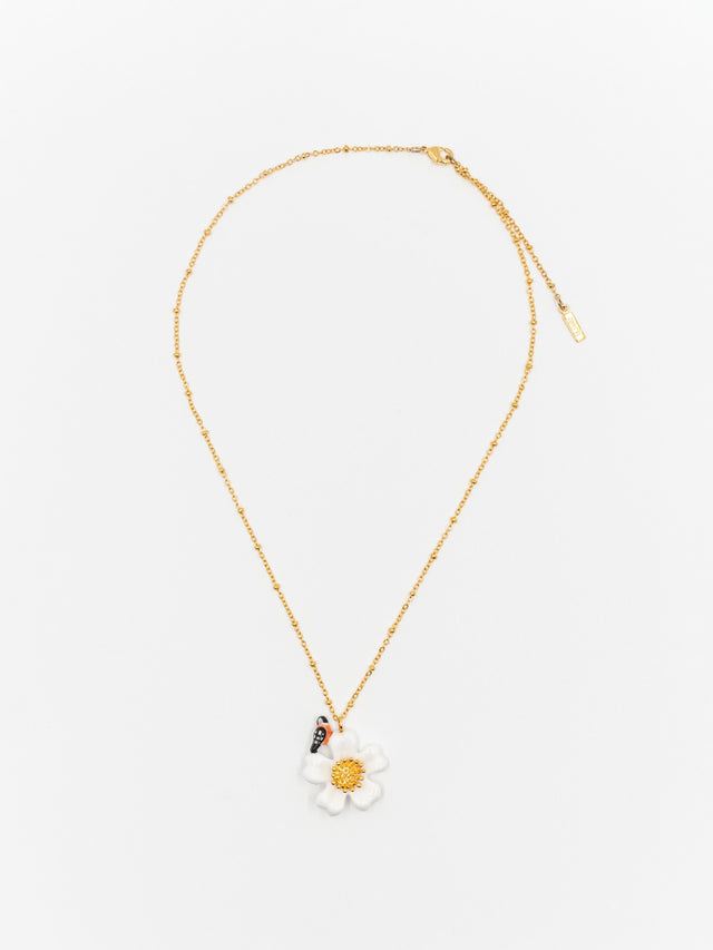 Nach Bijoux Collier Fleur & Oiseau