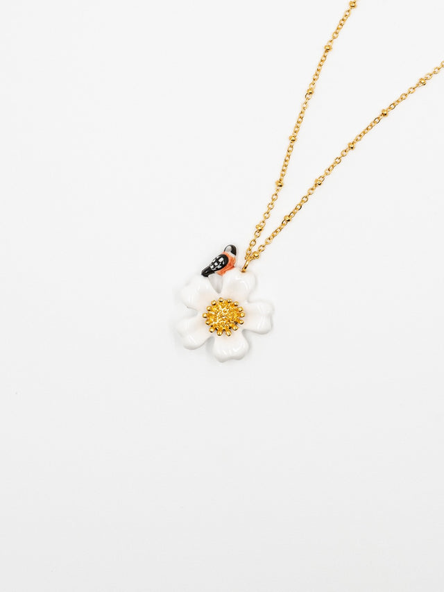 Nach Bijoux Collier Fleur & Oiseau