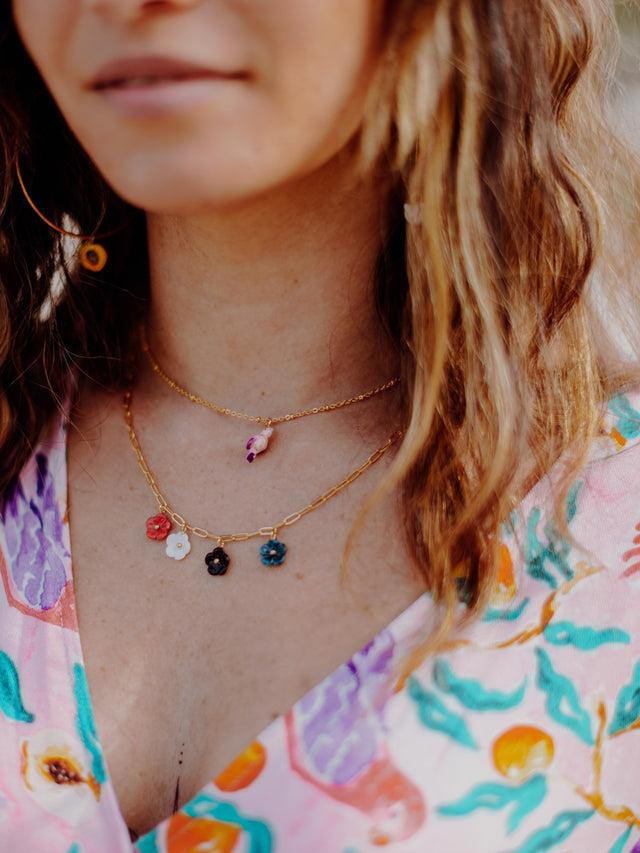 Nach Bijoux Collier Fleurs