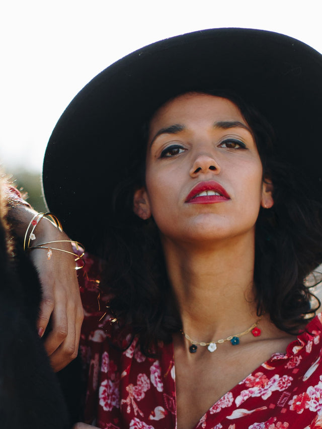 Nach Bijoux Collier Fleurs