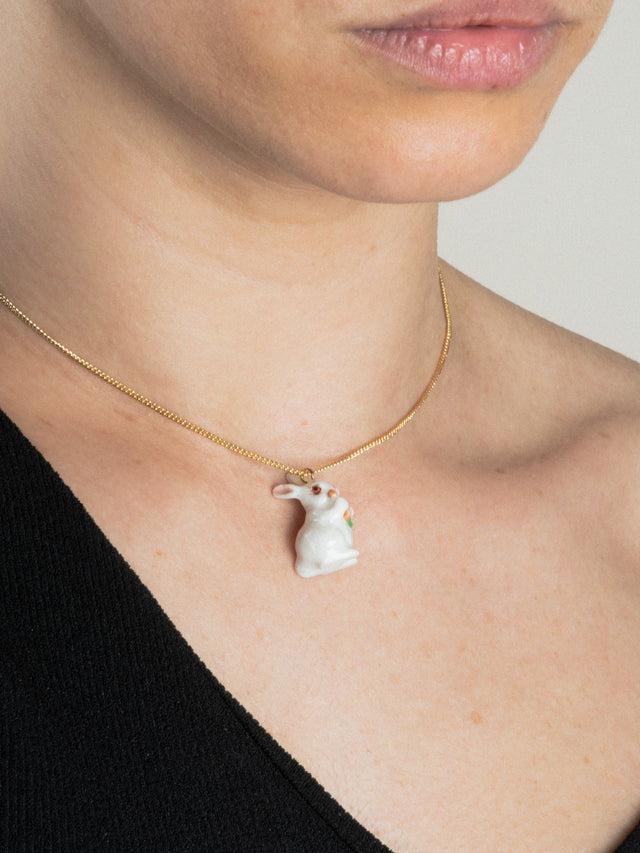 Nach Bijoux Collier Lapin & Carotte