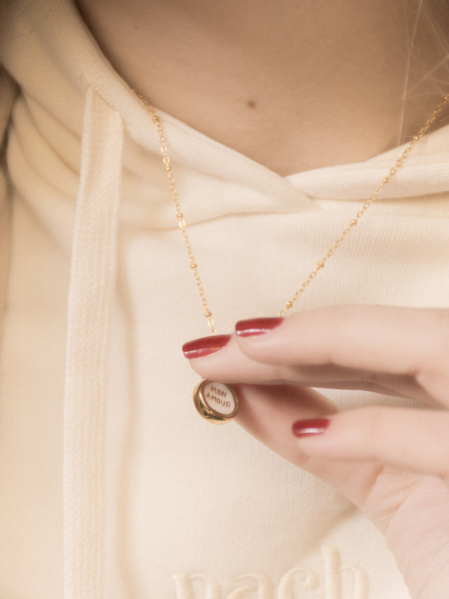 Nach Bijoux Collier "mon Amour" - Des Mots D'amour