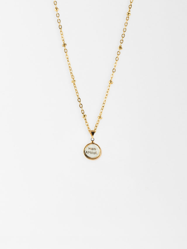 Nach Bijoux Collier "mon Amour" - Des Mots D'amour