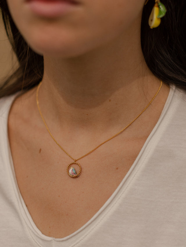Nach Bijoux Collier Oiseau Le Temps Des Récoltes