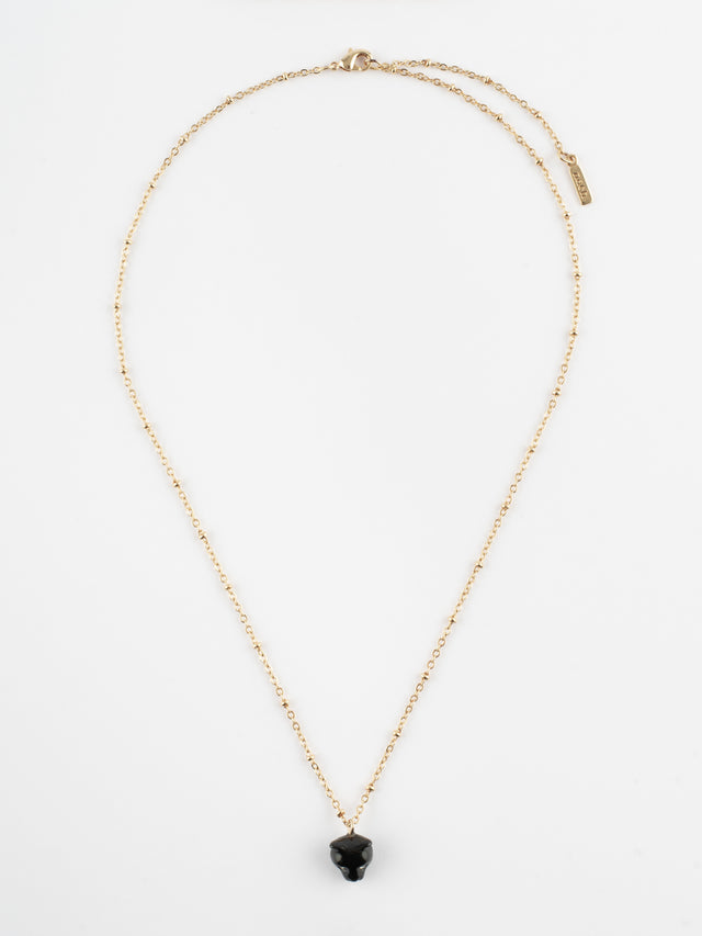 Nach Bijoux Collier Panthère Noire à Strass
