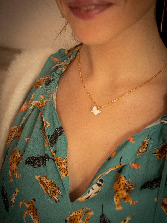 Nach Bijoux Collier Papillon
