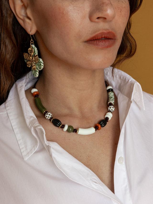 Nach Bijoux Collier Perles Ethnique