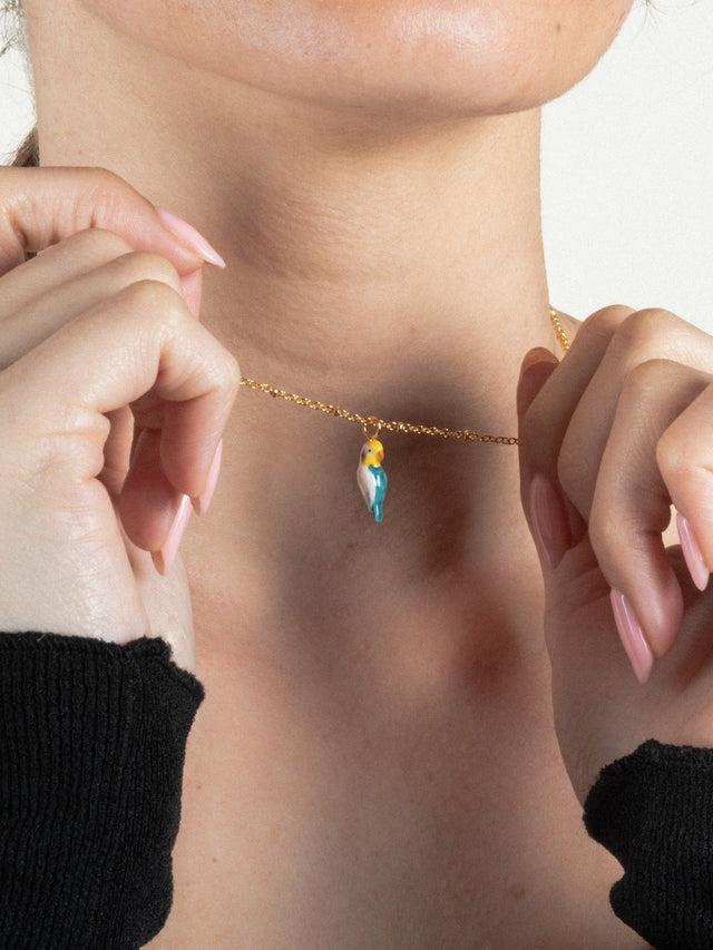 Nach Bijoux Collier Perruche Bleue