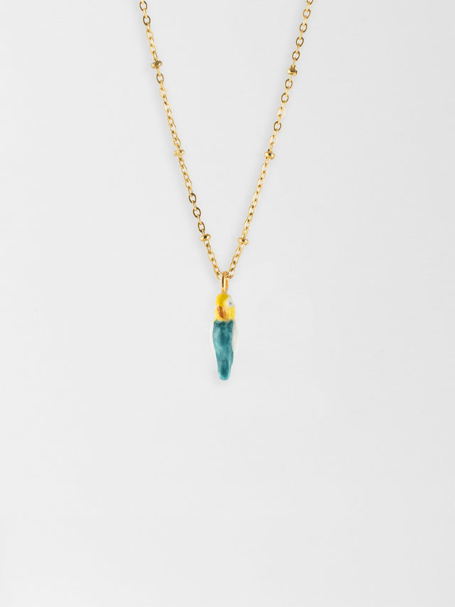 Nach Bijoux Collier Perruche Bleue