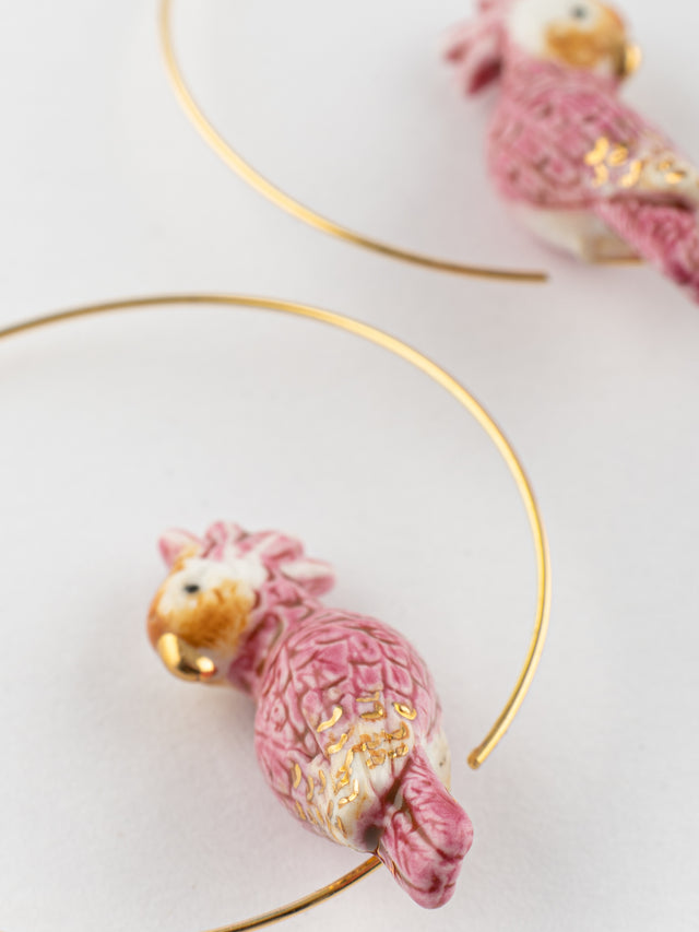 Nach Bijoux Créoles Cacatoès Rose