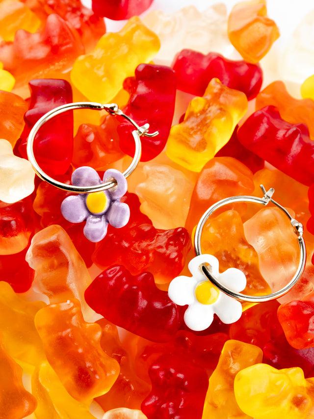 Nach Bijoux Créoles Fleur Bicolore