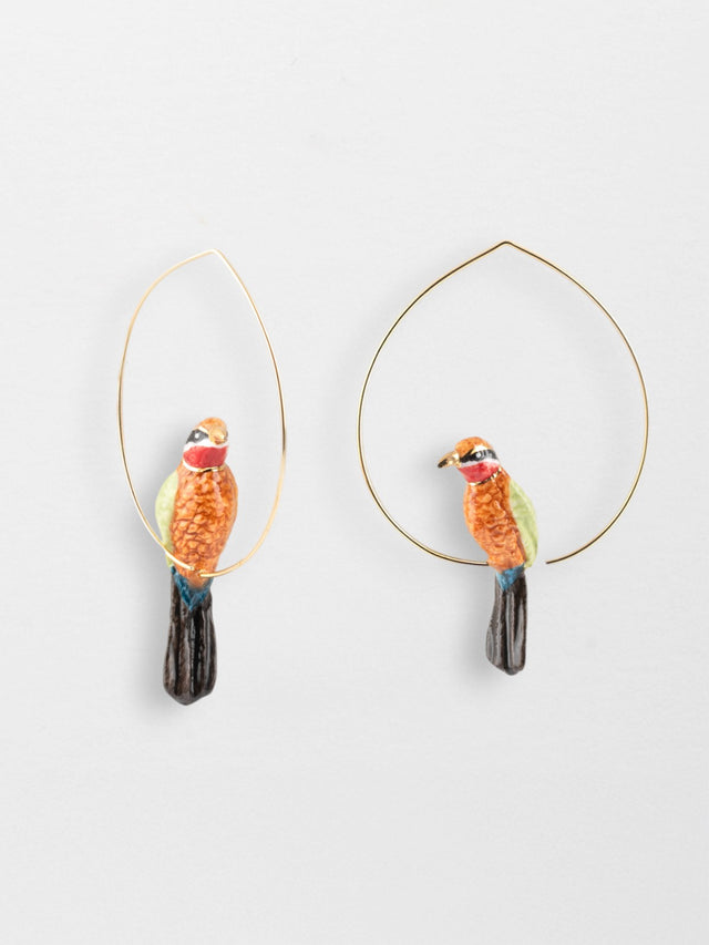 nach bijoux Créoles guêpier d'Afrique