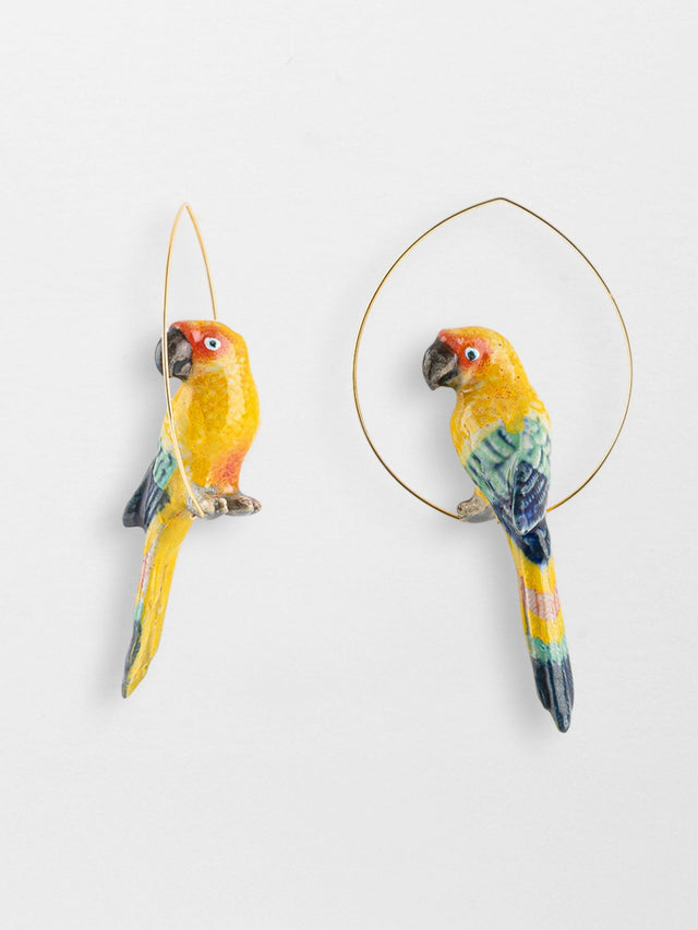 Nach Bijoux Créoles Oiseau Conure Soleil